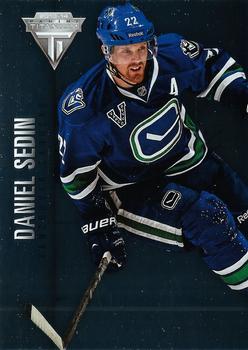 2013-14 Panini Titanium #22 Daniel Sedin Front