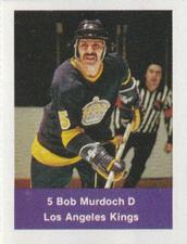 1974-75 NHL Action Stamps #NNO Bob Murdoch Front