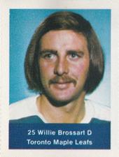 1974-75 NHL Action Stamps #NNO Willie Brossart Front