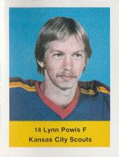 1974-75 NHL Action Stamps #NNO Lynn Powis Front