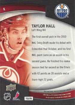 2012 Upper Deck National Hockey Card Day Canada #6 Taylor Hall Back