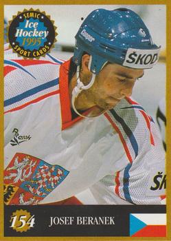 1995 Semic Ice Hockey (Finnish) #154 Josef Beranek Front