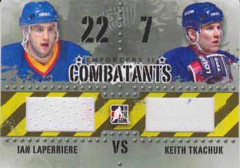 2013-14 In The Game Enforcers - Combatants Jersey Duals #C-11 Ian Laperriere / Keith Tkachuk Front