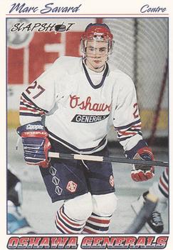 1995-96 Slapshot OHL #250 Marc Savard Front