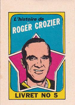 1971-72 O-Pee-Chee - Booklets French #5 Roger Crozier Front