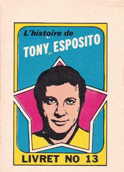 1971-72 O-Pee-Chee - Booklets French #13 Tony Esposito Front