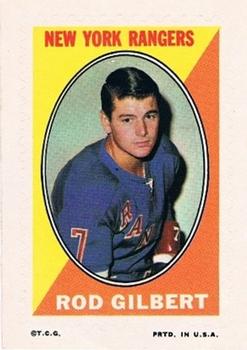 1970-71 Topps - Sticker Stamps #NNO Rod Gilbert Front