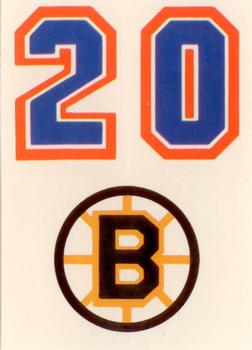 1985-86 Topps - Stickers #31 Boston Bruins Front