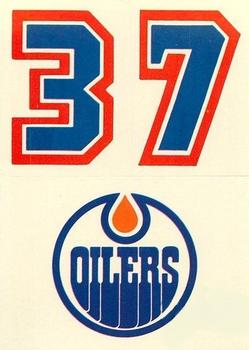 1985-86 Topps - Stickers #33 Edmonton Oilers Front