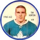 1961-62 Shirriff Coins #44 Tim Horton Front