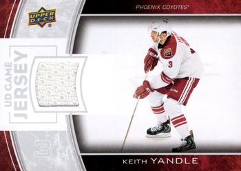 2013-14 Upper Deck - UD Game Jerseys #GJ-KY Keith Yandle Front