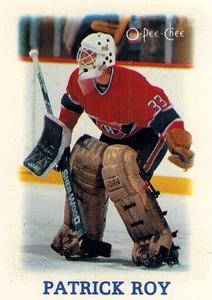 1988-89 O-Pee-Chee Minis #33 Patrick Roy Front