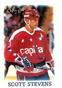 1988-89 O-Pee-Chee Minis #39 Scott Stevens Front