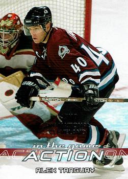 2003-04 In The Game Action - Cleveland National #145 Alex Tanguay Front