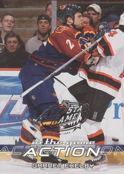 2003-04 In The Game Action - NHL All-Star FANtasy Team Sets #30 Garnet Exelby Front