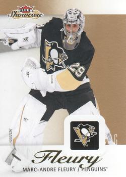 2013-14 Fleer Showcase #78 Marc-Andre Fleury Front