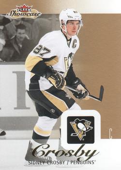 2013-14 Fleer Showcase #79 Sidney Crosby Front