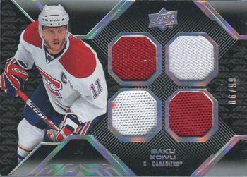 2008-09 UD Black #3 Saku Koivu Front