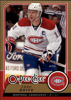 2008-09 O-Pee-Chee #72 Saku Koivu Front