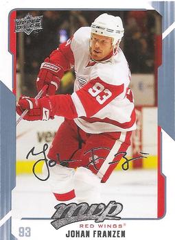 2008-09 Upper Deck MVP #112 Johan Franzen Front