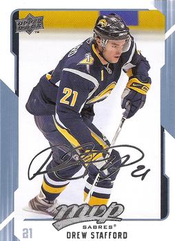 2008-09 Upper Deck MVP #37 Drew Stafford Front