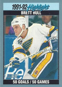 1992-93 Score Canadian #442 Brett Hull Front