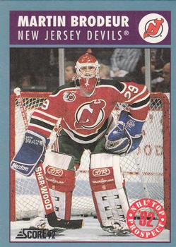 1992-93 Score Canadian #480 Martin Brodeur Front