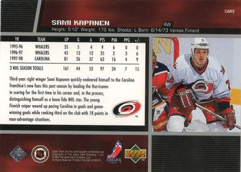 1998-99 PowerPlay Magazine Promos #CAR3 Sami Kapanen Back