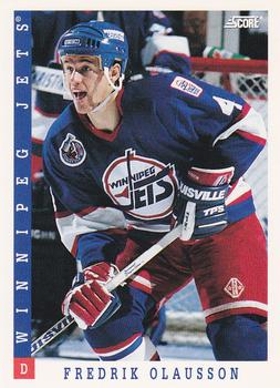 1993-94 Score Canadian #79 Fredrik Olausson Front