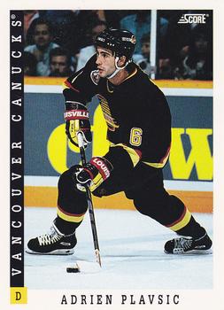 1993-94 Score Canadian #358 Adrien Plavsic Front