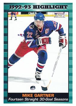 1993-94 Score Canadian #447 Mike Gartner Front