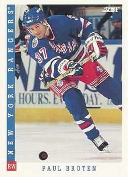 1993-94 Score Canadian #297 Paul Broten Front