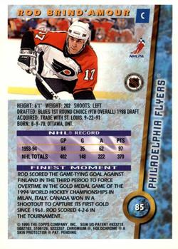 1994-95 Finest - Refractors #85 Rod Brind'Amour Back