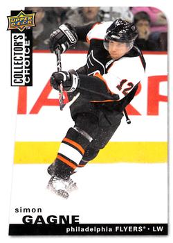 2008-09 Collector's Choice #178 Simon Gagne Front