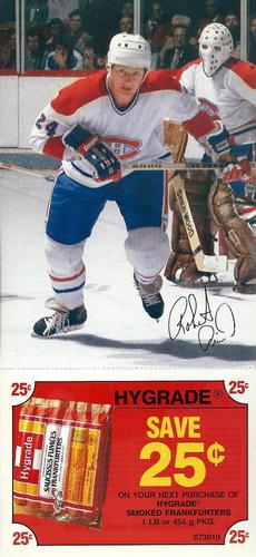 1982-83 Steinberg Montreal Canadiens #NNO Robert Picard Front