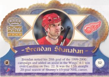 1999-00 Pacific Crown Royale #52 Brendan Shanahan Back