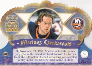 1999-00 Pacific Crown Royale #85 Mariusz Czerkawski Back