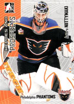 2005-06 In The Game Heroes and Prospects #57 Antero Niittymaki Front