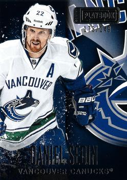 2013-14 Panini Playbook #77 Daniel Sedin Front