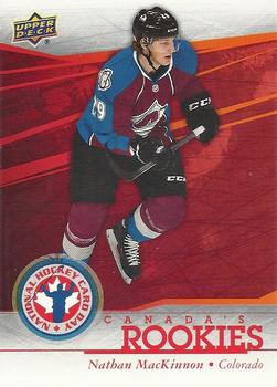 2014 Upper Deck National Hockey Card Day Canada #NHCD 1 Nathan MacKinnon Front