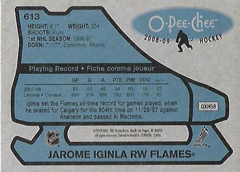 2008-09 O-Pee-Chee - 1979-80 Retro #613 Jarome Iginla Back