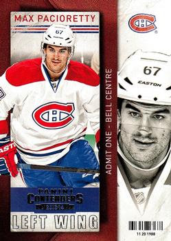 2013-14 Panini Contenders #60 Max Pacioretty Front