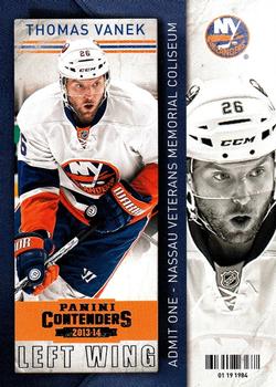 2013-14 Panini Contenders #88 Thomas Vanek Front