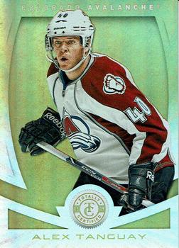 2013-14 Panini Totally Certified - Mirror Platinum Gold #105 Alex Tanguay Front
