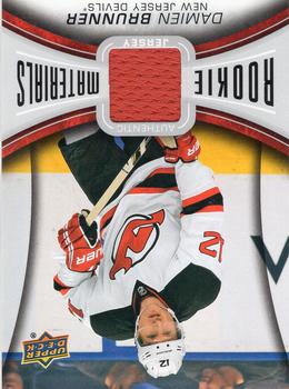 2013-14 Upper Deck - Rookie Materials #RM-DB Damien Brunner Front