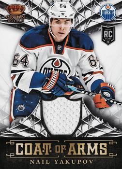 2013-14 Panini Crown Royale - Coat of Arms Materials #CA-NY Nail Yakupov Front