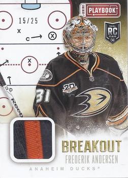 2013-14 Panini Playbook - Breakout Prime #B-FA Frederik Andersen Front