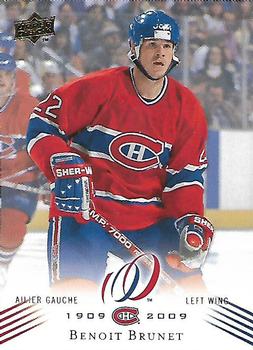 2008-09 Upper Deck Montreal Canadiens Centennial #75 Benoit Brunet Front