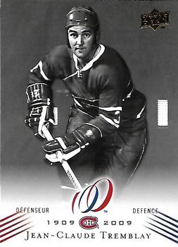 2008-09 Upper Deck Montreal Canadiens Centennial #143 Jean-Claude Tremblay Front