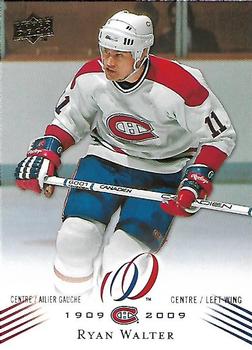 2008-09 Upper Deck Montreal Canadiens Centennial #147 Ryan Walter Front